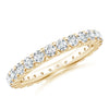 Round Natural Eternity Band Diamond Ring