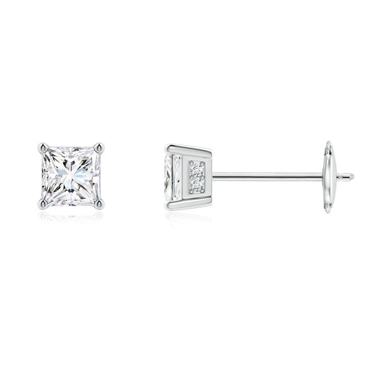 Princess Natural Diamond Studs